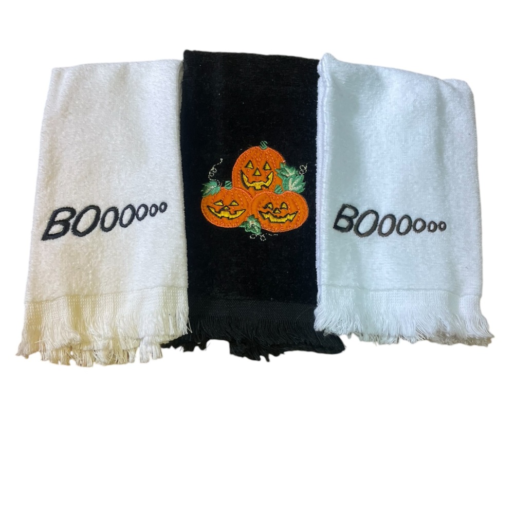Halloween Finger/Hand Towels (Set of 3)